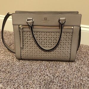 Taupe Kate Spade bag. Great condition.